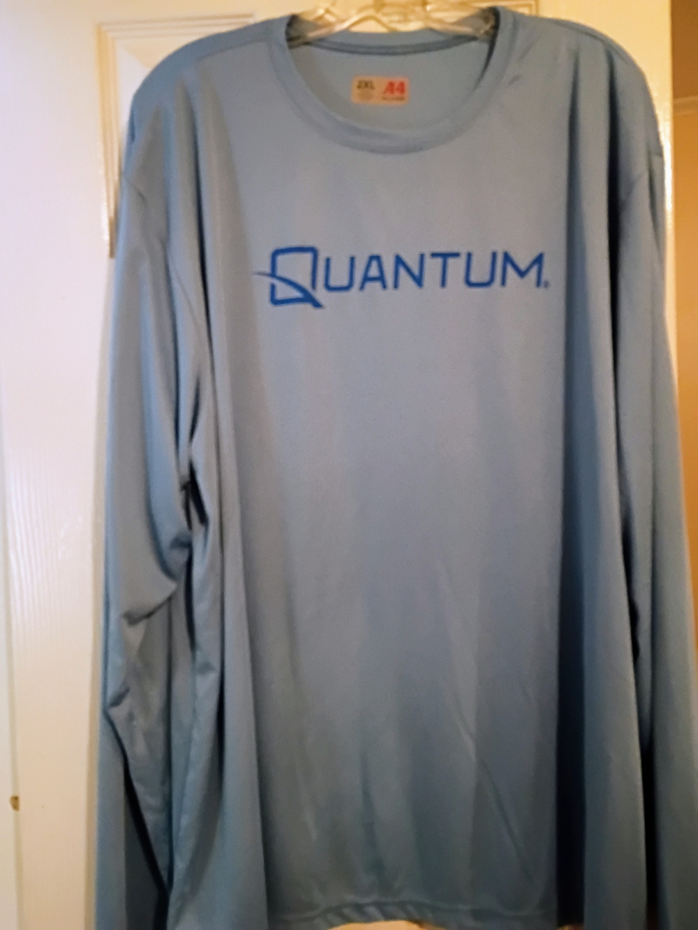 Men’s Long-Sleeve Performance Shirt - Light Blue